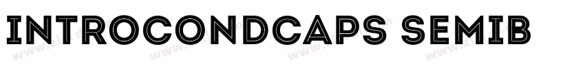 IntroCondCaps SemiB字体转换
